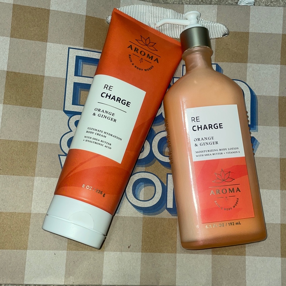 Bath & Body Works: Aroma Re Charge Orange & Ginger set - New, never used